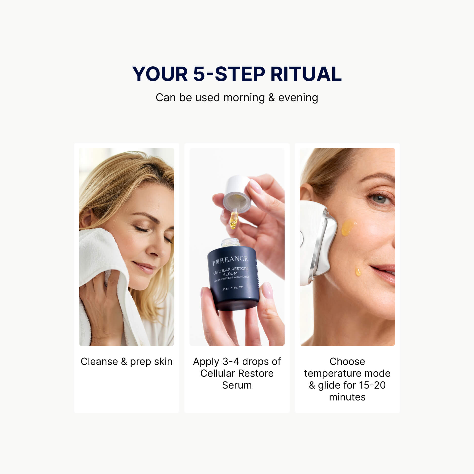 How to use Pureance Cellular Glow Duo in daily skincare routine