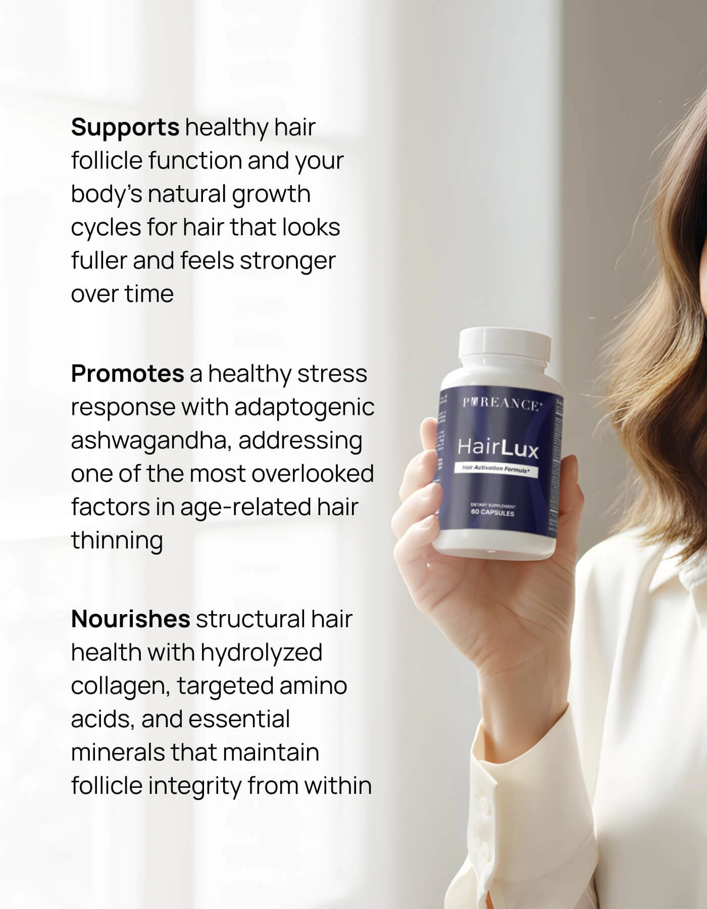 HairLux supplement’s key benefits