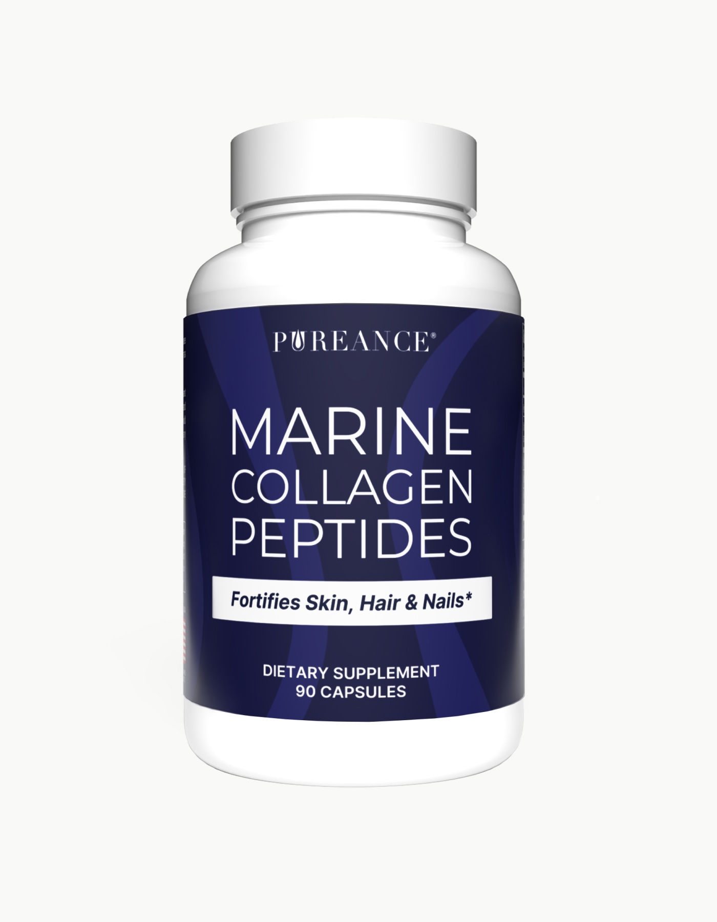 Pureance Marine Collagen Peptides - marine collagen supplement bottle