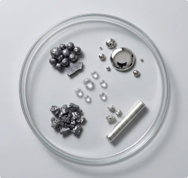 Petri dish with heavy metals