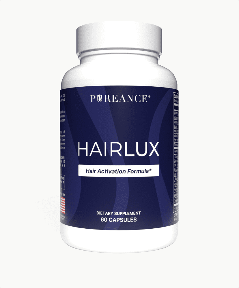Pureance HairLux bottle - a supplement for hair growth